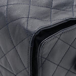Caviar Quilted Medium Chanel 25 Handbag Dark Navy