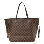 Damier Ebene Neo Neverfull MM Rose Ballerine