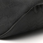 Nylon Monogram Fanny Pack Belt Bag Black