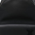 Grained Calfskin Aerogram Takeoff Backpack Black