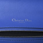 Smooth Calfskin Medium Diorama Flap Bag Blue