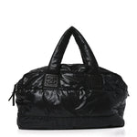 Nylon Coco Cocoon Large Reversible Tote Black