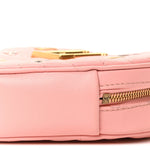 Calfskin Embellished New Wave Love Lock Heart Bag Rose Pomettes