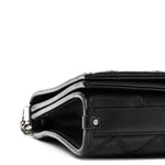 Lambskin Quilted Mini Becky Chain Bag Black