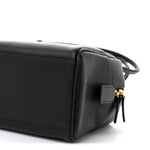 Calfskin Large Perfect Bowling Bag Black