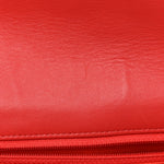 Lambskin Quilted Mini Rectangular Flap Red