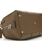 Piuma Calfskin Jumbo GG Embossed Large Duffle Bag Good Taupe