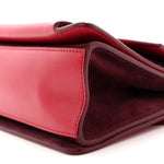 Goatskin Suede Small GV3 Shoulder Bag Pink Aubergine