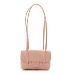 Shiny Caviar Mini Preppy Coco Shoulder Bag Light Pink
