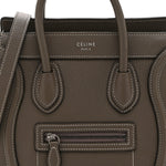 Drummed Calfskin Nano Luggage Souris