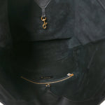 Santorini Lux Calfskin Y Drawstring Tote Black
