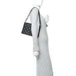 Lambskin Quilted Mini Becky Chain Bag Black