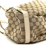 Monogram Medium Abbey Shoulder Bag Off White