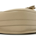 Grained Calfskin Large Bobby Flap Beige