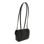 Shiny Caviar Mini Preppy Coco Shoulder Bag Black