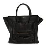 Snakeskin Large Luggage Black