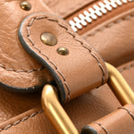 Calfskin Medium Paddington Satchel Tan