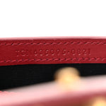 Smooth Calfskin Monogram Phone Holder Crossbody Opyum Red