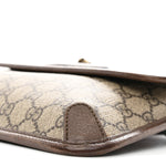 GG Supreme Monogram Neo Vintage Web Belt Bag Brown