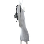 Agneau Arena Graffiti All Over Mini Explorer Crossbody Backpack  Black White