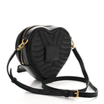 Calfskin New Wave Heart Bag Black
