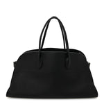 Matte Grained Calfskin EW Margaux Black