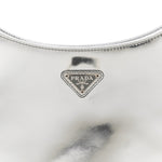 Spazzolato Cleo Shoulder Bag Argento