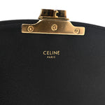 Velvet Calfskin Leopard Print Teen Triomphe Bag Brown Black