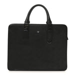 Saffiano Medusa Top Handle Briefcase Black