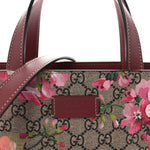 Soft GG Supreme Monogram Blooms Vertical Tote Beige Multicolor Dry Rose
