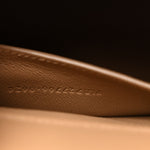 Smooth Calfskin Mini Manhattan Shoulder Bag  Natural Tan