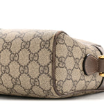 GG Supreme Monogram Web Small Ophidia Shoulder Bag Brown