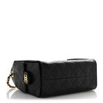 Caviar Quilted Mini Chanel 25 Handbag Black