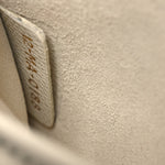 Grained Calfskin Mini J'Adior Chain Flap Bag Latte