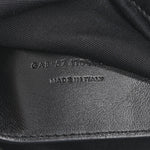 Calfskin Crocodile Embossed Medium West Hollywood Monogram Fold-Over Black