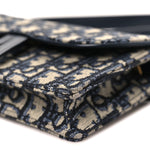 Oblique Saddle Belt Bag Blue