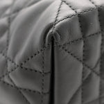 Calfskin Macrocannage Small Toujours  Black