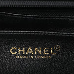Caviar Quilted Jumbo Kelly Flap Black