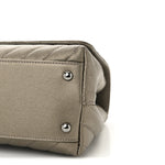 Metallic Caviar Chevron Quilted Small Coco Handle Flap Light Gold