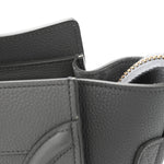 Baby Drummed Calfskin Micro Luggage Kohl