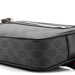 Soft GG Supreme Monogram Web Belt Bag Black Grey