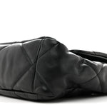 Lambskin Quilted Large Chanel 19 Flap Black