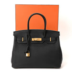 Togo Birkin 30 Black