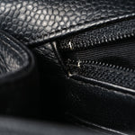 Caviar Quilted Jumbo Single Flap Black