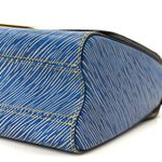 Epi Twist Shoulder Bag MM Denim Light