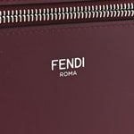 Cuoio Romano Vitello Cover Glazed Fabric Bi-Color FF 1974 Mini Peekaboo I SEE U Satchel  Ghianda Grezzo