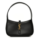 Smooth Calfskin Le 5 A 7 Mini Hobo Black