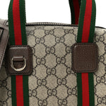 GG Supreme Web Mini GG Top Handle Bag Beige Ebony New Acero