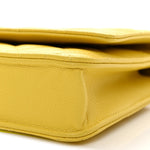 Caviar Quilted Wallet on Chain WOC Yellow