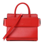 Smooth Calfskin Mini Horizon Satchel Red